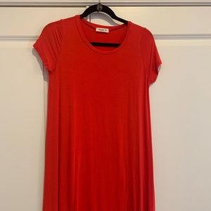 Ginger G Red T-shirt Dress